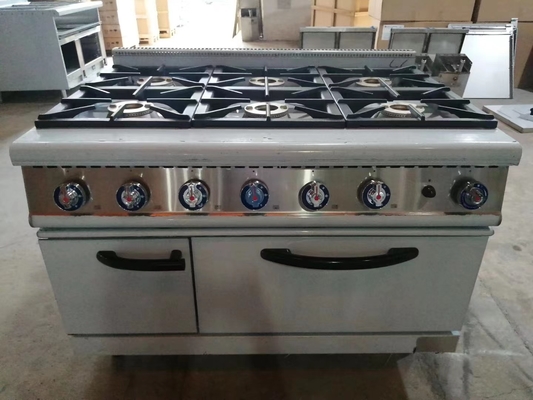 20Équipement de cuisson à gaz de 8 kW avec four à gaz à 4 brûleurs