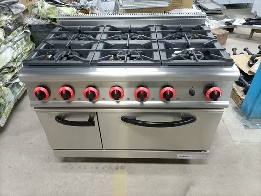 20Équipement de cuisson à gaz de 8 kW avec four à gaz à 4 brûleurs