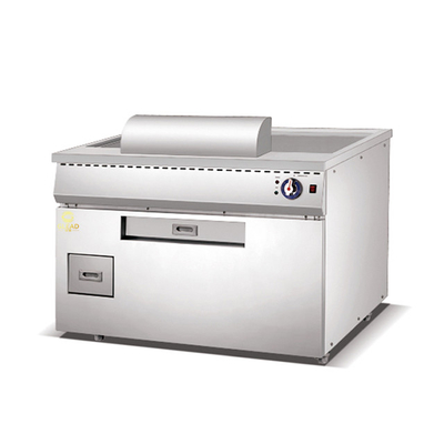 Équipement de cuisson à gaz Teppanyaki 10kw GPL 2800Pa Grill à gril japonais lourd