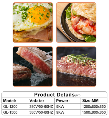 Équipement de cuisine japonais à gaz