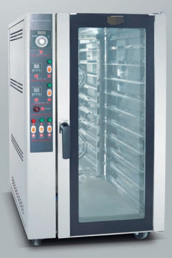 12KW four électrique électrique à air chaud avec pulvérisation 10p plateaux résultats de cuisson supérieurs