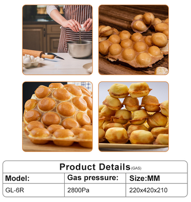 Équipement de cuisson à gaz pour le commerce de gros calibre 5,5 kg Capacité de transformation de viande