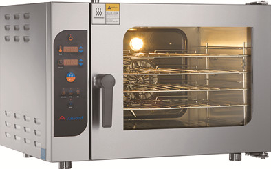 6 plateaux Four d'hôtel commercial de 2,85 kW de puissance et d'une plage de température de 30 à 250 °C