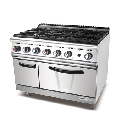 Équipement de cuisson commercial à gaz de capacité avec contrôle de température précis - modèle GL-ZH-RA-6 pour restaurant