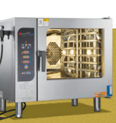 32.8KW électrique 20x1/1GN Combi four 400-600 repas Capacité équipement de cuisson commercial