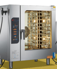 Équipement de boulangerie commercial Forneau combiné A 380V Chauffage électrique Pour les repas de capacité 20x1/1GN