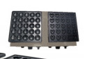 Grill à œufs de caille électrique Conception compacte Équipement de cuisson commercial avec un chauffage puissant de 1,6 kW