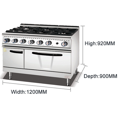 Réglable à température réglable, machine de cuisson GL-ZH-RA-6A avec faible bruit et soupape à gaz GPL/GNL
