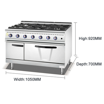 Équipement de cuisson commercial pour soupape à gaz de GPL NG avec service OEM/ODM sur mesure