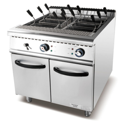 Equipement de cuisine à charge de 100 kg avec panneau de commande mécanique et finition argentée