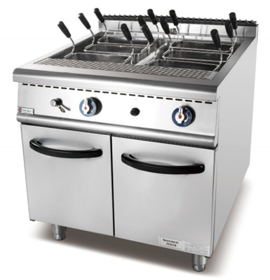 Equipement de cuisine à charge de 100 kg avec panneau de commande mécanique et finition argentée