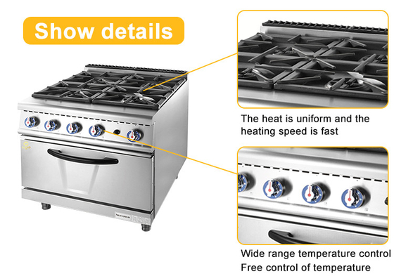 800*708* 850 100 Appareils de cuisson commerciaux avec une plage de régulation de température de 120°C à 330°C