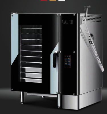 Cuisinier à vapeur en acier inoxydable électrique avec des capacités de torréfaction multifonction et une hauteur de couche de 67 mm