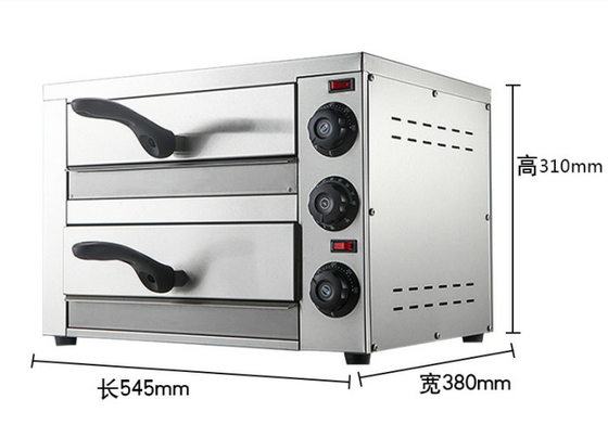 Station de cuisson pour four à pizza en acier inoxydable avec contrôle de la chaleur 220V-240V pour une pizza parfaite