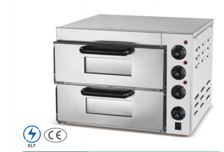 Température du four en acier inoxydable Température 50-300C pour la cuisson des pizzas Panneau de commande mécanique Équipement de cuisine