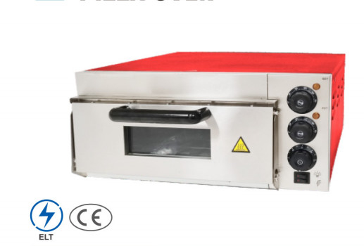 220V-240V Cuisinier à pizzas en acier inoxydable Panneau de commande mécanique en argent pour la cuisson de la pizza