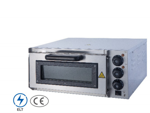 220V-240V Cuisinier à pizzas en acier inoxydable Panneau de commande mécanique en argent pour la cuisson de la pizza