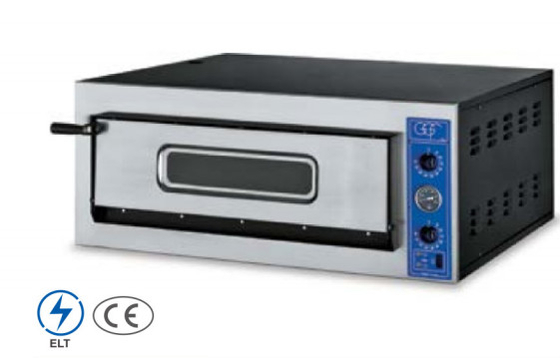 Cuisinier à pizza en acier inoxydable argenté 220V-240V avec régulation de température de 50 à 300 ° C
