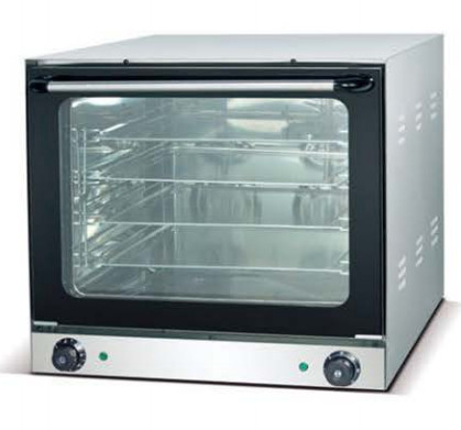 220V-240V four de convention en acier inoxydable argenté pour la cuisson de précision à 0-350°C