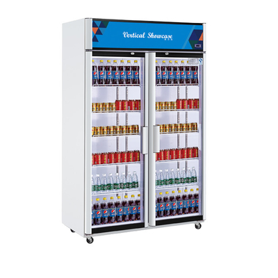 Refroidisseur de boissons de restaurant en acier inoxydable avec une capacité de 680L et une puissance de 220W