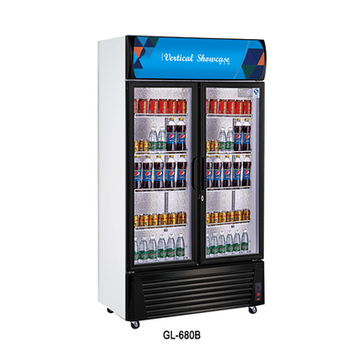 Acier inoxydable 0 ~ 10 température refroidisseur d'affichage de boissons 1300L Volume 220-240V Voltage