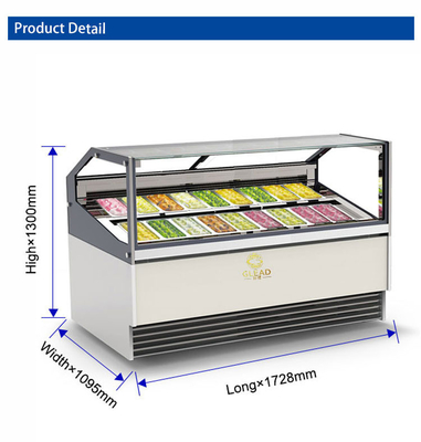 Équipement de réfrigération industrielle ventilé de 1650 W avec cycle inverse de dégel pour une température de -16 °C à -18 °C