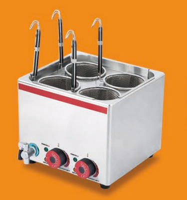 Panneau de commande numérique de cuisinière à pâtes en acier inoxydable argenté 0-200.C Temp pour cuire les nouilles