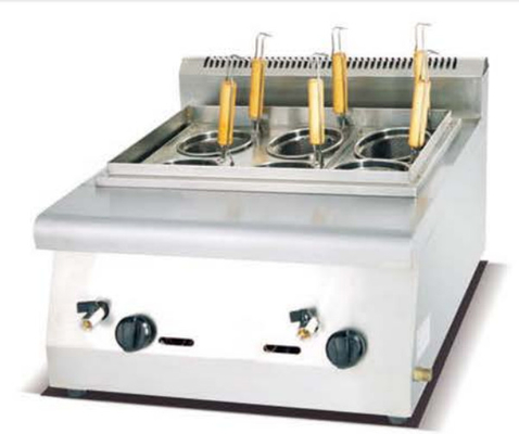 Panneau de commande numérique de cuisinière à pâtes en acier inoxydable argenté 0-200.C Temp pour cuire les nouilles