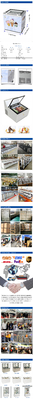 Smart Gelato vitrine de crème glacée équipement de réfrigération de dégelage à cycle inverse de 200W