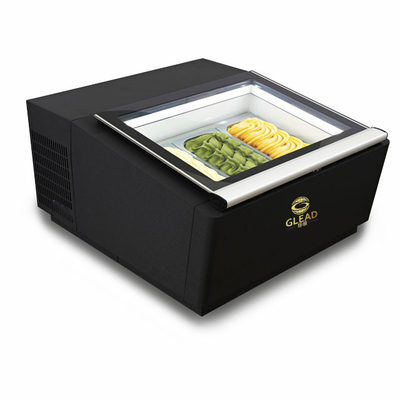 Smart Gelato vitrine de crème glacée équipement de réfrigération de 200W 44KG N.W. -16.C à -18.C Température 220-240V
