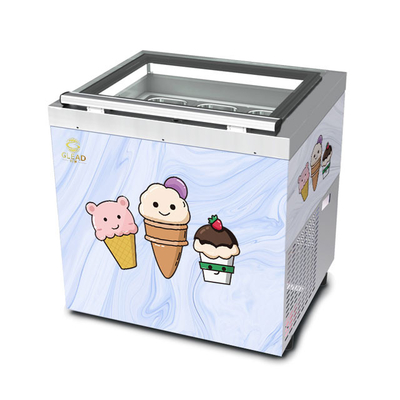 Smart Gelato vitrine de crème glacée équipement de réfrigération de 200W 44KG N.W. -16.C à -18.C Température 220-240V