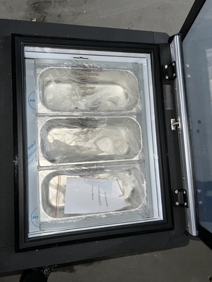 200W Smart Gelato vitrine de crème glacée avec dégivrage à cycle inverse - Unité de réfrigération industrielle de 44 kg