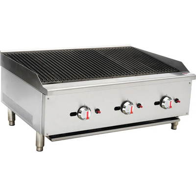 500-700 degrés argent et blanc cuisine four à gril pour griller des aliments précis