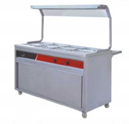 Réchauffeur de soupe bain Marie électrique avec 220-240V 50Hz Construction en acier inoxydable