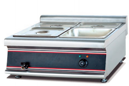 Réchauffeur de soupe bain Marie électrique avec 220-240V 50Hz Construction en acier inoxydable