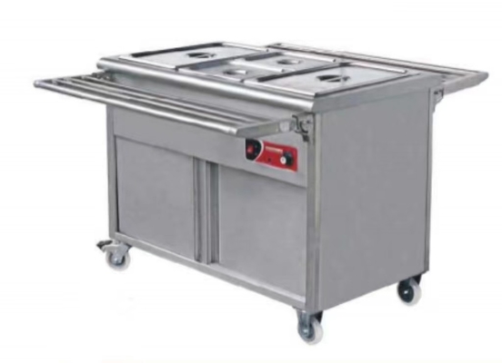 100.C Garder la soupe chaude équipement de cuisine bain Marie électrique