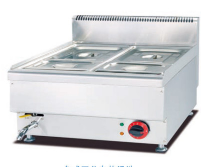 220-240v 50hz Bain Marie en argent avec fonction de chauffage à température contrôlée de 0,00°C à 100°C