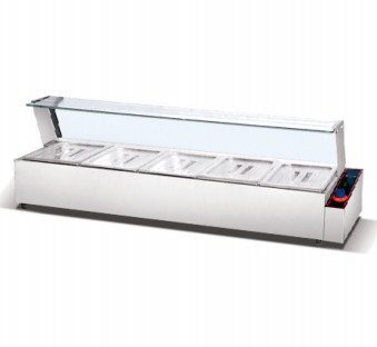 Soupe de restaurant électrique chauffe-eau bain Marie en acier inoxydable