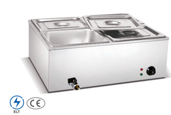 Équipement électrique de chauffage de soupe en acier inoxydable chauffe-bouteille de soupe pour les restaurants Plage de température 0°C-100°C.