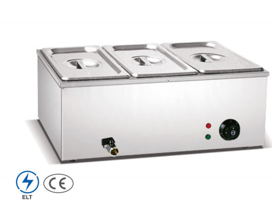 Équipement électrique de chauffage de soupe en acier inoxydable chauffe-bouteille de soupe pour les restaurants Plage de température 0°C-100°C.