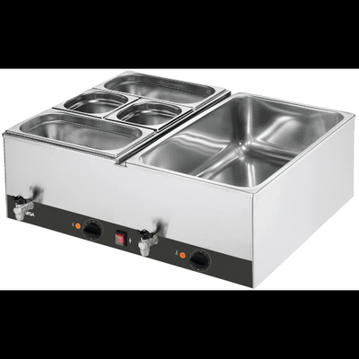 Équipement de cuisson électrique en acier inoxydable argent 220-240v 50hz contrôle de température.