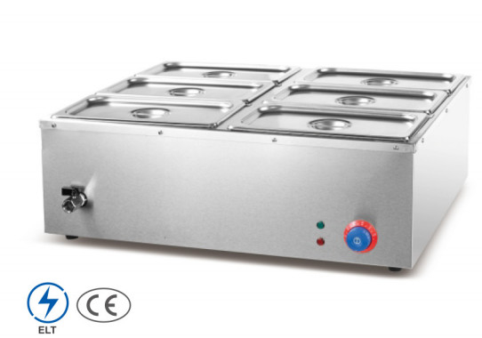 Équipement de cuisson électrique en acier inoxydable argent 220-240v 50hz contrôle de température.