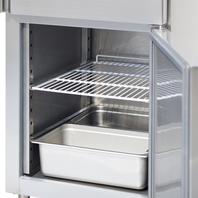 Équipement de réfrigération industriel 600L refroidisseur à 2 demi-portes 220-240V/1PH/50HZ Cool Tech