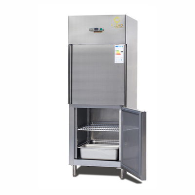 Équipement de réfrigération industrielle refroidi à l'air de 600L pour une température de -14 à 18°C avec compatibilité GN1/1