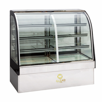 Puissance 415L refroidissement par air Unité de réfrigération commerciale 2200W Voltage pour affichage de gâteau