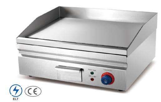 Grille électrique en acier inoxydable pour cuisson en restaurant