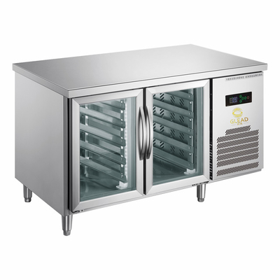 220V-240V 5°C -0°C Appareil de réfrigération industriel à porte double vitrée 150L