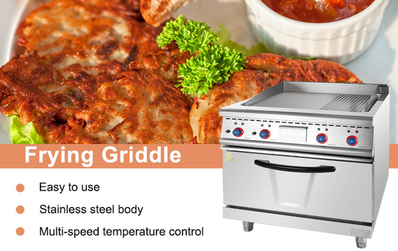 17.8KW Commercial Cooking Range Machine à faible bruit régulation de la température de la vanne à gaz GL RG modèle