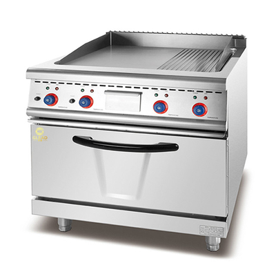 Machine de cuisson à gaz avec réglage de température pour cuisine professionnelle