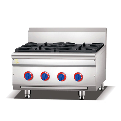 Contrôle de température réglable 24 kW Machine de cuisson à gaz GL RS pour restauration de cuisine de restaurant